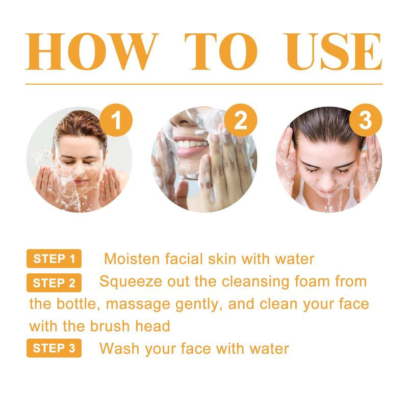 Deep Cleansing Turmeric Brightening Facial Skincarecleanser, Comfort Deep Cleansing , Oily Skin,Gir Shower Products Facial Cleansersfacial Cleansing Facial Wash