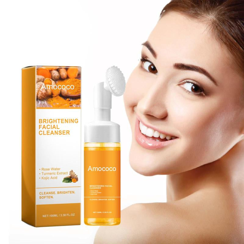Deep Cleansing Turmeric Brightening Facial Skincarecleanser, Comfort Deep Cleansing , Oily Skin,Gir Shower Products Facial Cleansersfacial Cleansing Facial Wash
