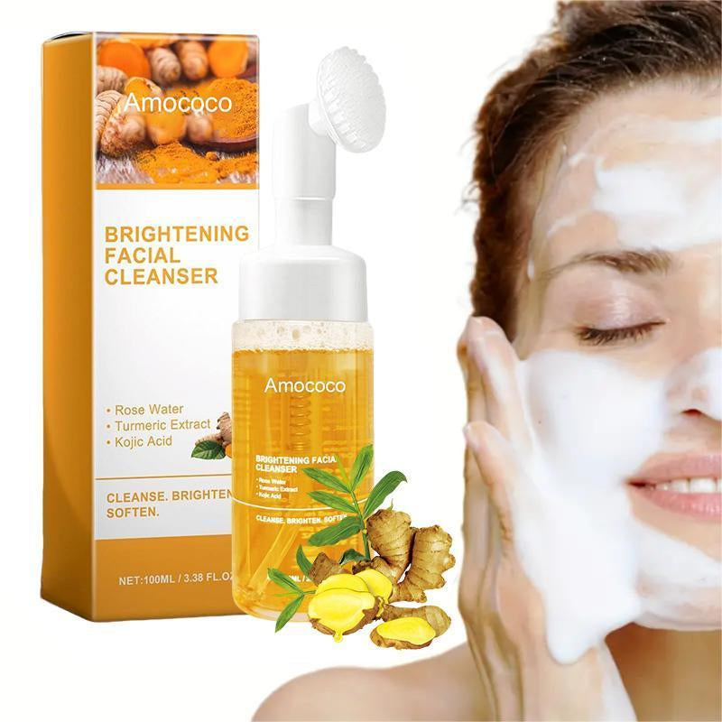 Deep Cleansing Turmeric Brightening Facial Skincarecleanser, Comfort Deep Cleansing , Oily Skin,Gir Shower Products Facial Cleansersfacial Cleansing Facial Wash